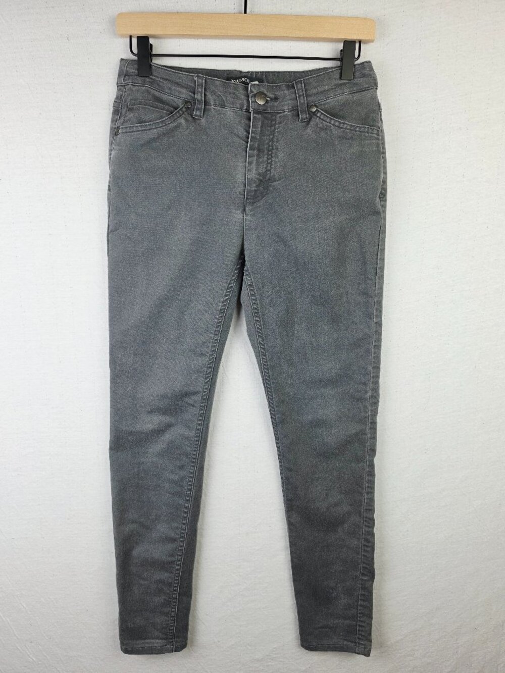 Toad & Co Sequoia Skinny Pant Organic Cotton Blend Gray size 4